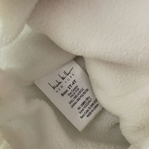 Nicole Miller 2-4T hat fleece lined - Picture 3 of 4